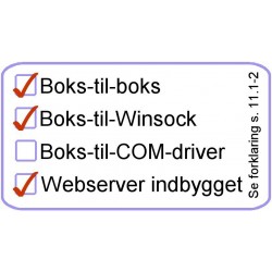 Modbus over Ethernet, Modbus boxar, RS232 / 422/485 Modbus Ethernet