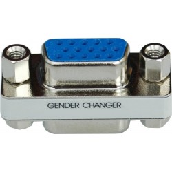 Converterplugg med 2 x DB15HDF-F. Könsbyte till VGA