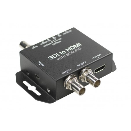 SDI till HDMI omvandlare. Anslutill en kamera med SDI till HDMI-skärm, överföring av ljud