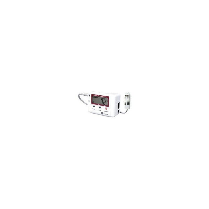 2 kanal temperatur logger med LAN gränssnitt. 2 x externa sensorer -40 - + 110 ° C
