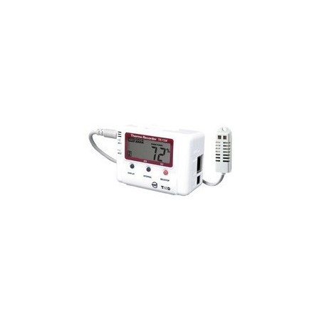 2 kanal temperatur logger med LAN gränssnitt. 2 x externa sensorer -40 - + 110 ° C