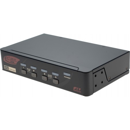 Displayport KVM-switch, 4 x DP - USB - Audio med USB-hubb