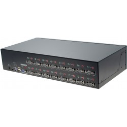 16-portars KVM-switch med OSD, VGA & USB - Högupplöst kontroll