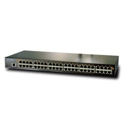 24 ports Mid-span PoE injektor, 10/100Mbit, 230VAC