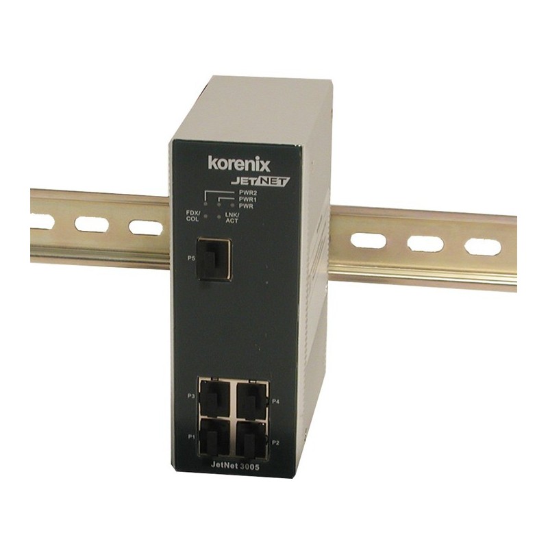 Ohanterad 5-portars industriell switch - Korenix JETNET 3005 - DANBIT