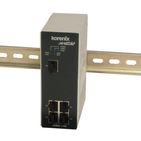 Ohanterad 5-portars industriell switch - Korenix JETNET 3005 - DANBIT