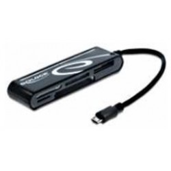 OTG USB Micro b kortläsare för smartphones. 2 x SD och 2 x micro SD för Flash-kort ...