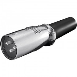 Mikrofon XLR hane med lås, 3 pin