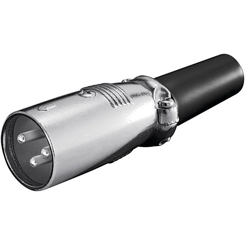 Mikrofon XLR hane med lås, 3 pin
