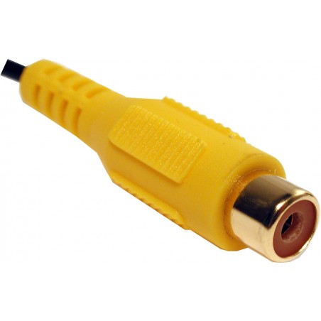 Videokabel RCA haneeee till RCA hona, kompositvideo, 1,8 meter
