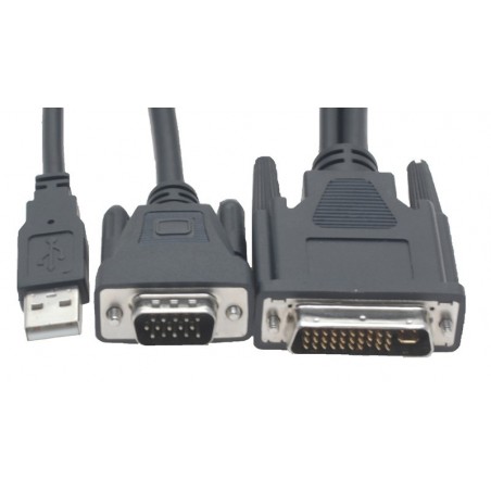 EVC adapter kabel, VGA Dan + USB - M1-D hane