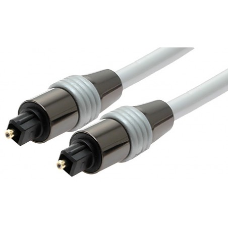 Högkvalitativ 1 m optisk fiberkabel med Toslink-hankontakter