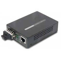Mediakonverterare RJ45 till fiber, RJ45 10/100/1000Mbit, Fiber 1000Mbit Multi Mode