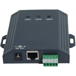 Konvertillerar från Wiegand och Ethernet . Device server med Wiegand och Ethernet-intillerface