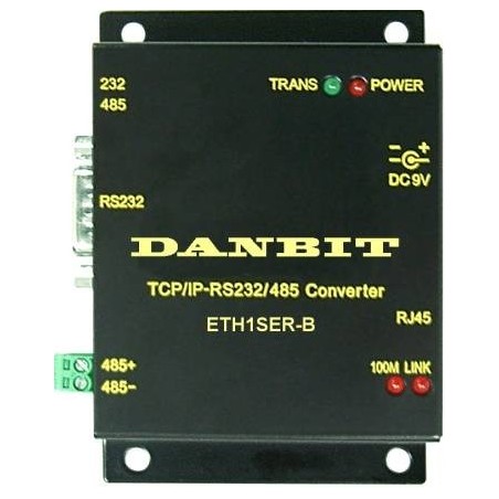 1 serielportserver port RS232 / RS485. Serial Device Server