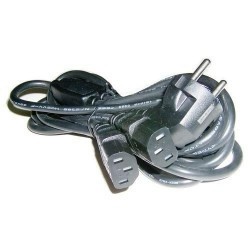 Nätsladden split kabel från Schoko 2 x C13 hona