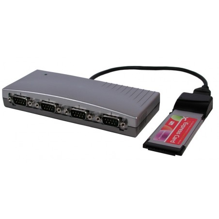 Expresscar för notebook 4xRS232 seriella portar Centos CI-67540