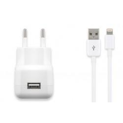 USB-laddare 5V, 230Vac, laddare för USB 4am-kabel, Lightning-kabel