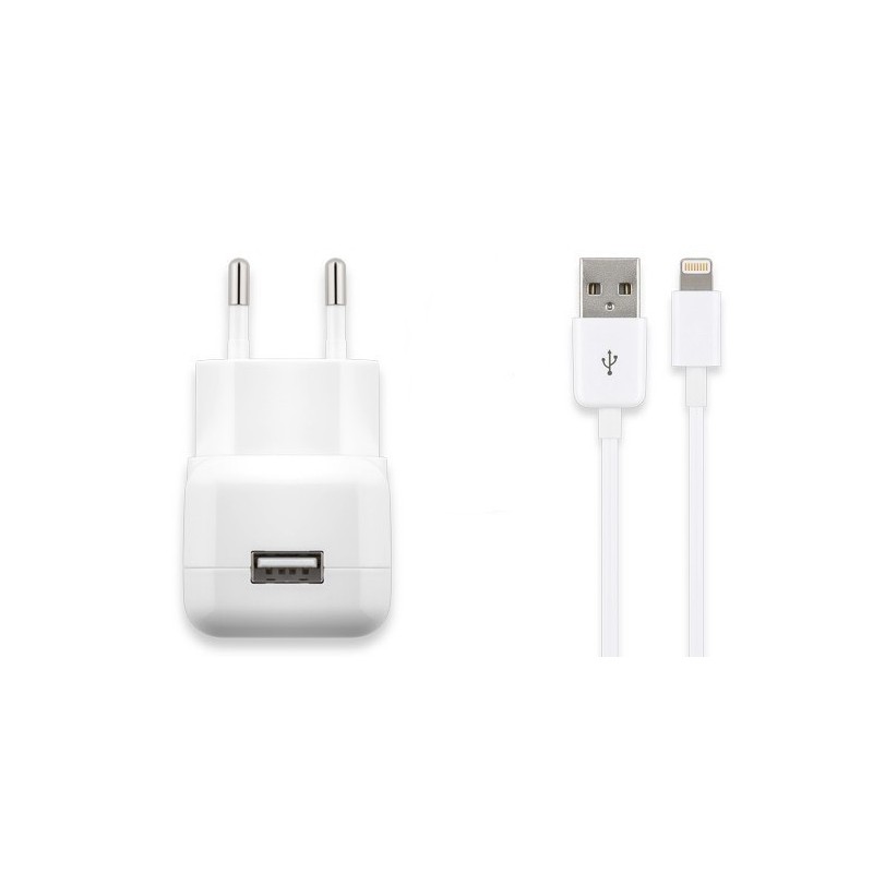 USB-laddare 5V, 230Vac, laddare för USB 4am-kabel, Lightning-kabel
