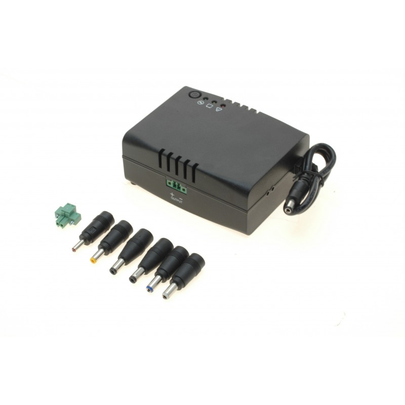12V Mini UPS - 36W med auto select - Binär Teknik AB
