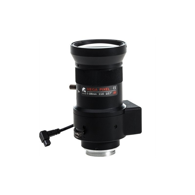 Lins 5 - 100mm lins för megapixelkamera, automatisk iris, CSA-montering