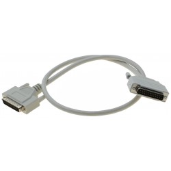 SUB-D DB25 hane till hane kabel 0,75m 75cm kvalitetskabel