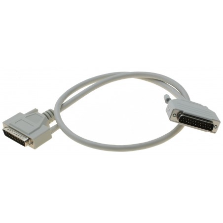 SUB-D DB25 hane till hane kabel 0,75m 75cm kvalitetskabel