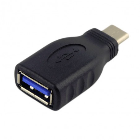 USB 3.1 C hane till USB 3.0 hona, svart