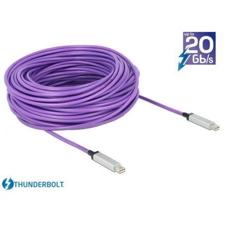 Optisk Thonaderbolt datakabel 10 Gbit hane-hane, AWG 36, 10m