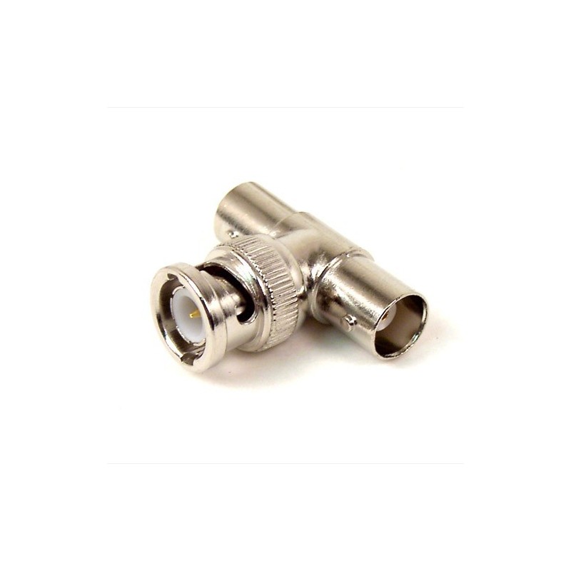 BNC T-Lead. 50 ohm splitter med 2 x BNC hona 1 x BNC hane