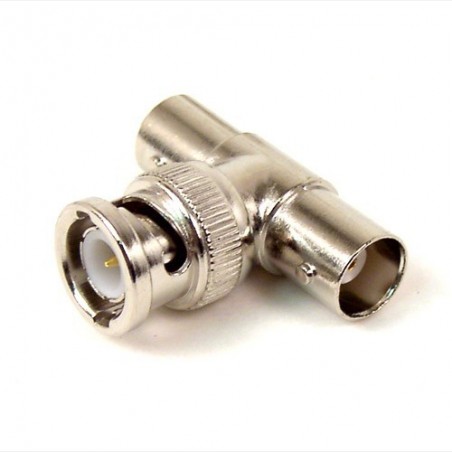 BNC T-Lead. 50 ohm splitter med 2 x BNC hona 1 x BNC hane