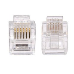 RJ12 modulär kontakt 6P6C