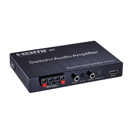 3-portars HDMI-switch med KVM-ljudswitch