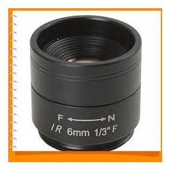 6 mm megapixel lins, CS lins