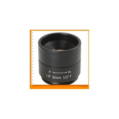 6 mm megapixel lins, CS lins