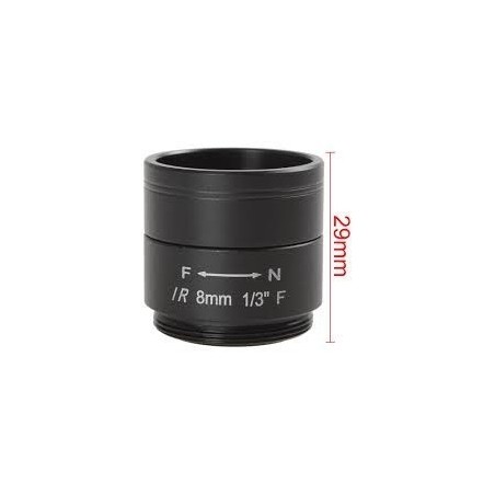 8 mm Megapixel Lens, CS-lins, manuell