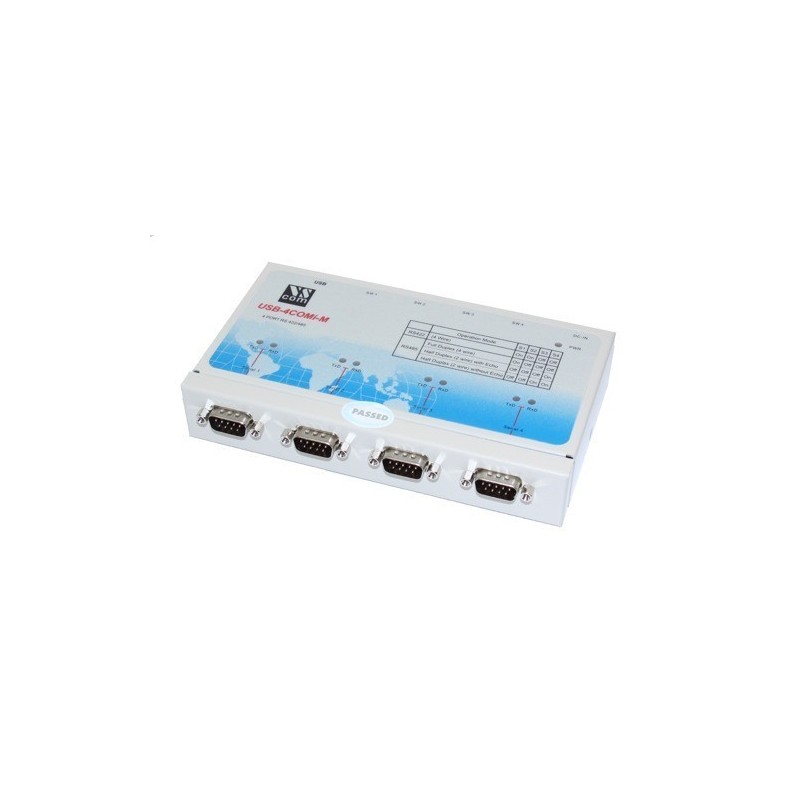 USB till 4 x RS422/485-omvandlare för USB - RS232/422/485