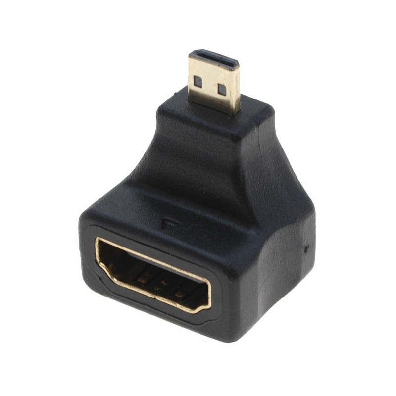 HDMI Vinkelstik - HDMI Male til HDMI A Female - Binär Teknik AB