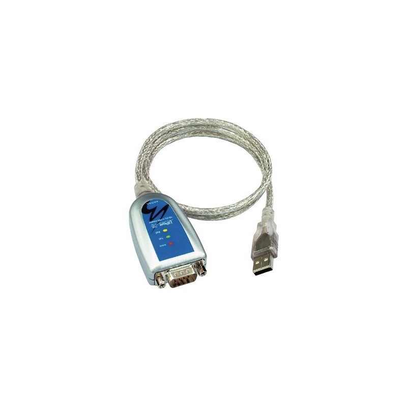 USB til RS232 med galvanisk isolation. MOXA UPORT 1130I fra DANBIT