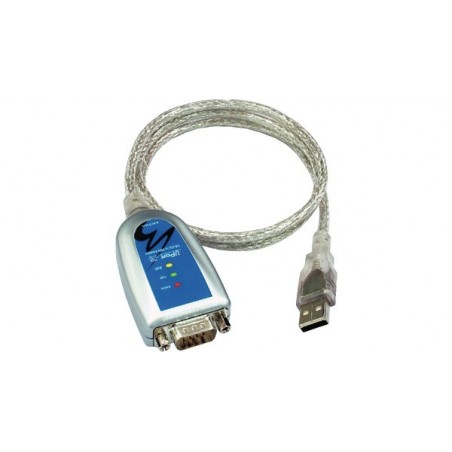 USB til RS232 med galvanisk isolation. MOXA UPORT 1130I fra DANBIT