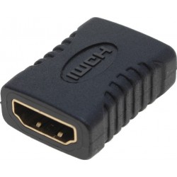 Guldpläterad HDMI en hona till en hona-adapter för pålitliga anslutningar