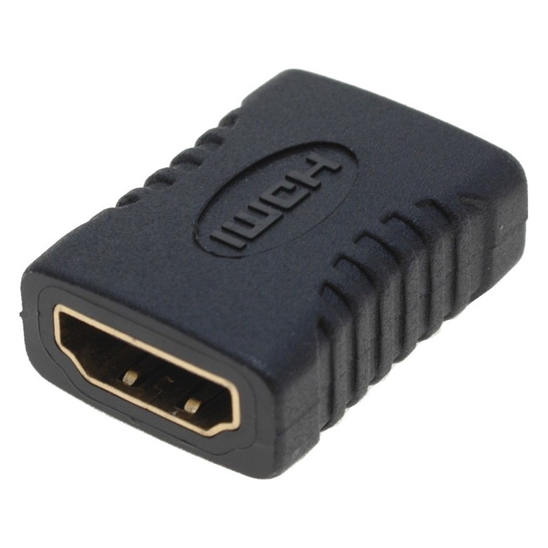 Guldpläterad HDMI en hona till en hona-adapter för pålitliga anslutningar