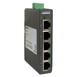 5 ports MOXA EDS-205 switch 10/100Mbit RJ45, DIN - Unmanaged