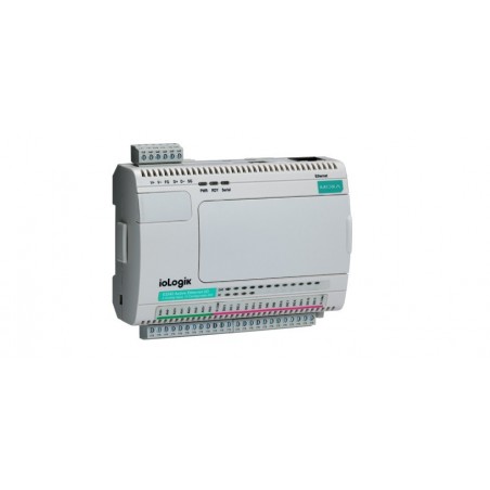 I/O modul med 12 DI og 8 DO Web-baseret. Moxa ioLogik E2210