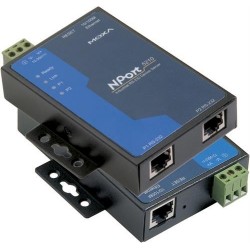 2-portars serieportsserver RS232 MOXA NPort 5210. Seriell enhetsserver