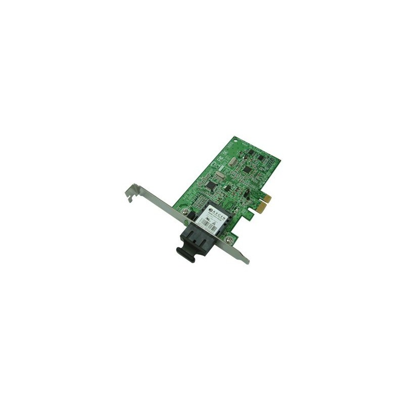 100Mbit Ethernetkort med fiber, SC. Fast Ethernet Fiber NIC with PCI Express