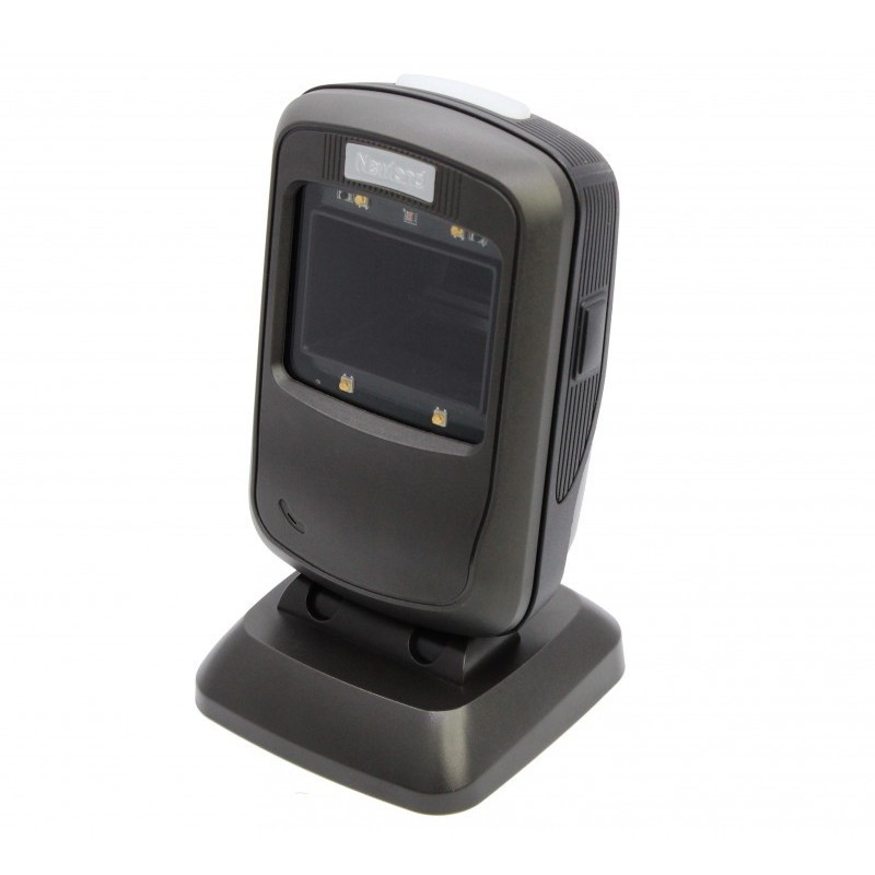 Streckkodsläsare för 2D, QR, 1D. Stationär med USB eller COM-port. Automatisk sökning av kod