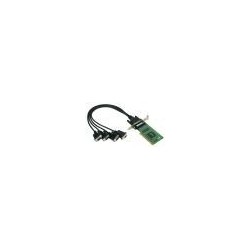 4XRS232 DB9 PCI Express ESD-skydd, Moxa CP104EL-A-DB9M