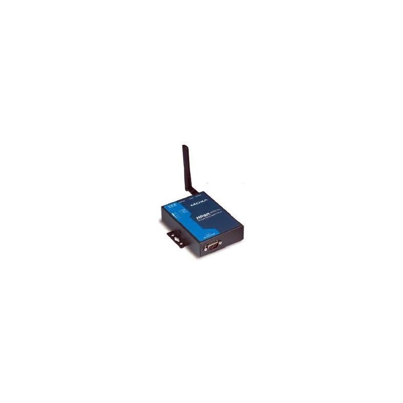 Moxa NWP2250 är en 2-ports trådlös seriell portserver, trådlös 2 x RS232 / 422/485,