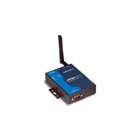 Moxa NWP2250 är en 2-ports trådlös seriell portserver, trådlös 2 x RS232 / 422/485,